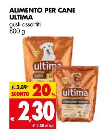 Tigros Ultima Alimento per Cane 800g offerta