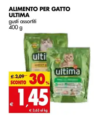 Tigros Ultima Alimento per Gatto 400g offerta