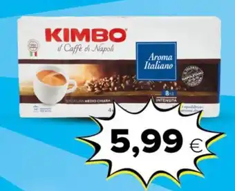 Oasi CAFFÈ KIMBO AROMA ITALIANO gr 250 x 4 offerta