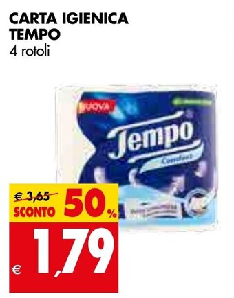 Tempo Carta Igienica 4 rotoli