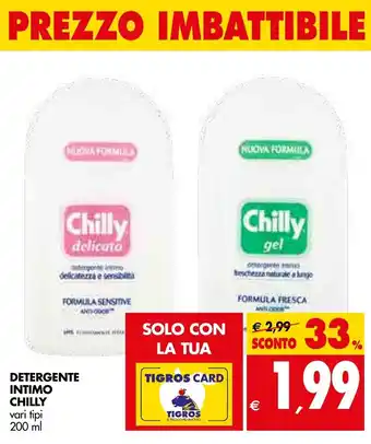 Tigros Chilly Intimo Detergente 200ml offerta