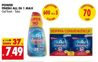 Tigros Finish Power All in 1 Max offerta