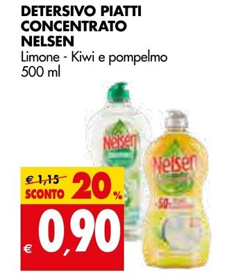 Tigros Nelsen Detersivo Piatti Concentrato 500ml offerta
