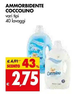 Tigros Coccolino Ammorbidente 40 lavaggi offerta