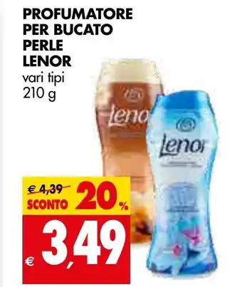 Tigros Lenor Profumatore per Bucato Perle 210g offerta
