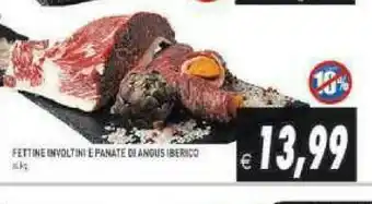 Fettine involtini e panate di angus iberico