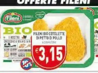 Supermercati Agorà Cotolette di petto di pollo bio 220 g(ml) offerta