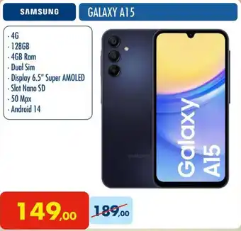 Futura Elettronica SAMSUNG GALAXY A15 offerta