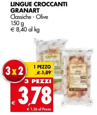 Granart Lingue Croccanti 150g