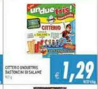 Supermercati Agorà Un due tris bastoncini di salame offerta