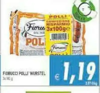Supermercati Agorà Polli wurstel offerta