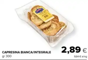 Oasi CAPRESINA BIANCA/INTEGRALE gr 300 offerta