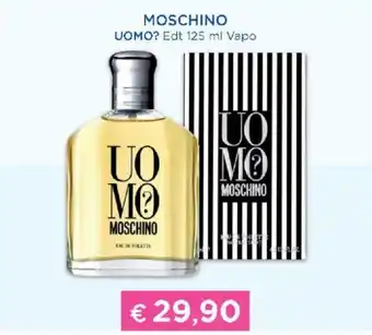 Acqua & Sapone MOSCHINO UOMO? Edt 125 ml Vapo offerta