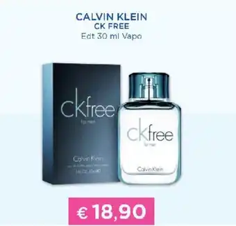 Acqua & Sapone CALVIN KLEIN CK FREE Edt 30 ml Vapo offerta