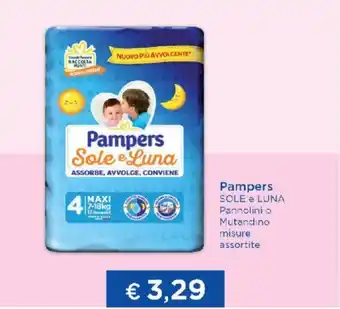 Acqua & Sapone Pampers SOLE e LUNA Pannolini o Mutandino misure assortite offerta