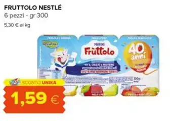 Oasi FRUTTOLO NESTLÉ 6 pezzi - gr 300 offerta