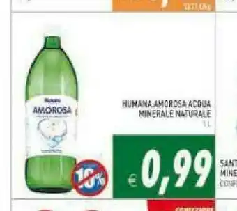 Supermercati Agorà Amorosa acqua minerale naturale offerta