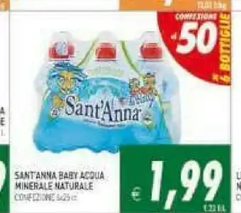 Supermercati Agorà Acqua minerale naturale offerta