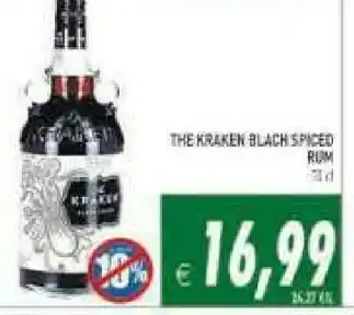 The kraken blach spiced rum