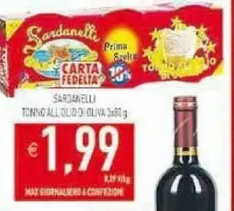 Supermercati Agorà Sardanelli - tonno all'olio d'oliva offerta