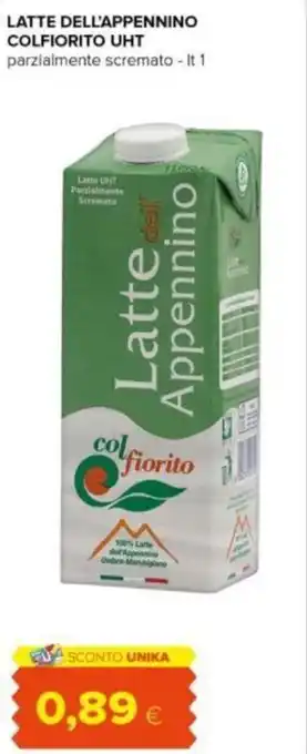 Tigre LATTE DELL'APPENNINO COLFIORITO UHT parzialmente scremato - It 1 offerta