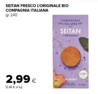 Tigre SEITAN FRESCO L'ORIGINALE BIO COMPAGNIA ITALIANA gr 240 offerta