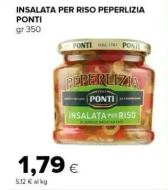 Tigre INSALATA PER RISO PEPERLIZIA PONTI gr 350 offerta