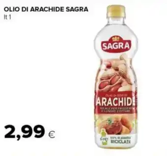 Tigre OLIO DI ARACHIDE SAGRA lt 1 offerta