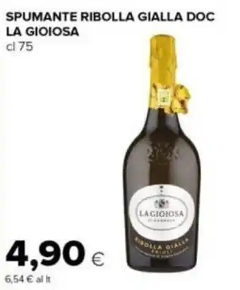 Tigre SPUMANTE RIBOLLA GIALLA DOC LA GIOIOSA cl 75 offerta