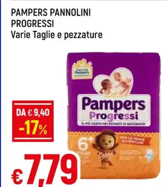 Famila Superstore PAMPERS PANNOLINI PROGRESSI offerta