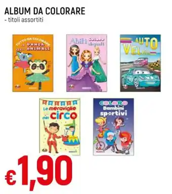 Famila Superstore ALBUM DA COLORARE - titoli assortiti offerta