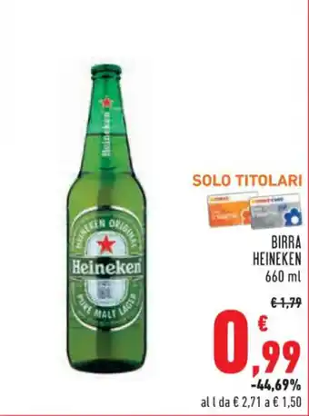 Conad Superstore BIRRA HEINEKEN 660 ml offerta