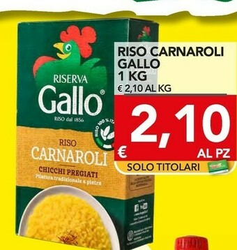 TuoDi Riso carnaroli riserva chicchi pregiati 1000 g(ml) offerta