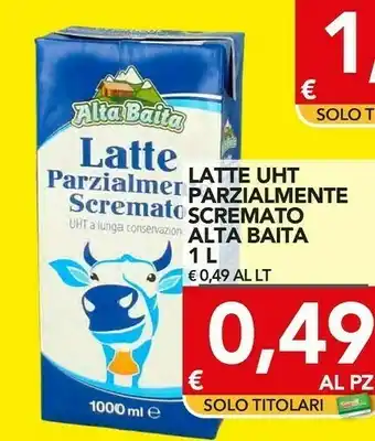 TuoDi Latte parzialmente scremato uht offerta
