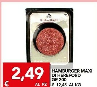 TuoDi Hamburger maxi di hereford offerta