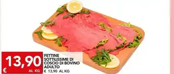 TuoDi Fettine sottilissime di coscio di bovino adulto offerta