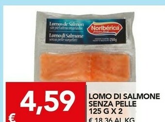 TuoDi Lomo di salmone senza pelle offerta
