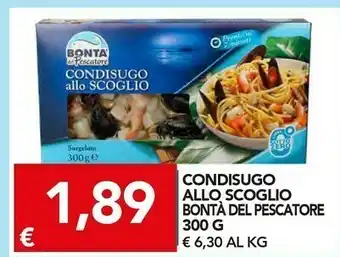 TuoDi Bonta del pescatore condisugo allo scoglio offerta