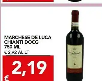 TuoDi Marchese de luca chianti 750 ml offerta