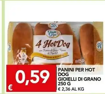 Panini per hot dog 250 g