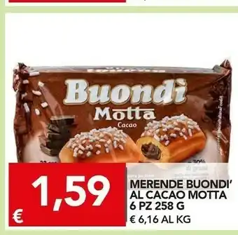 TuoDi Buondi merende al cacao 258 g offerta