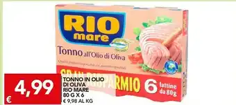 TuoDi Tonno all'olio di oliva 480 g(ml) offerta