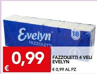 TuoDi Evelyn fazzoletti 4 veli offerta