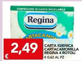TuoDi Carta igienica cartacamomilla 4 rotoli offerta