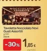 Carrefour Express Tavoletta nocciolato offerta