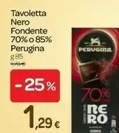 Tavoletta nero fondente 70%