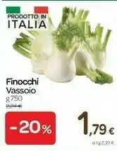 Finocchi vassoio