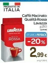 Caffè macinato qualità rossa