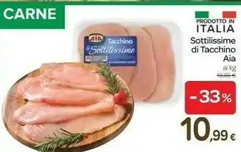 Sottilissime di tacchino