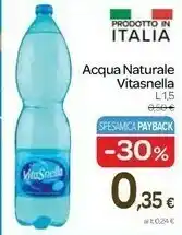 Carrefour Express Acqua pura e naturale oligominerale 1500 g(ml) offerta